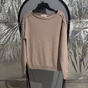 Treasure & Bond Women’s Blush Pink Long Sleeve Sweater Size XS Soft Knit